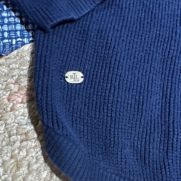 Navy Blue Ladies Lauren Sweater Hoodie, Sz L, great condition - Picture 2 of 6